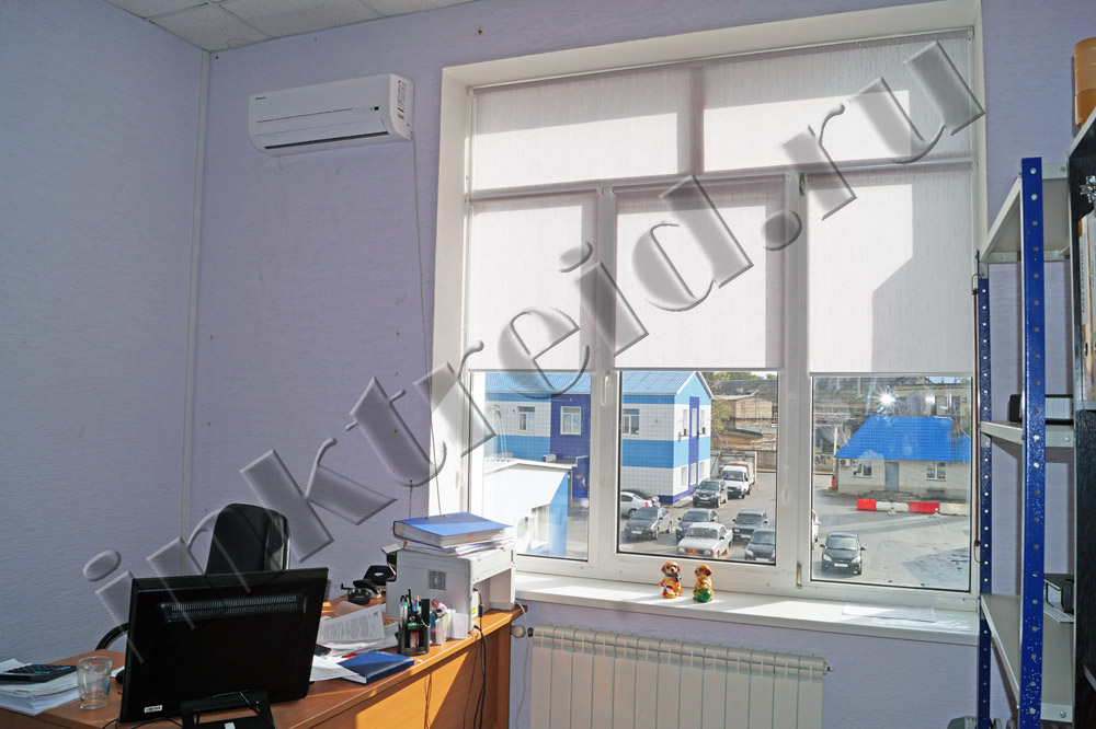 Рулонные шторы в бухгалтерию в организацию Волгоград